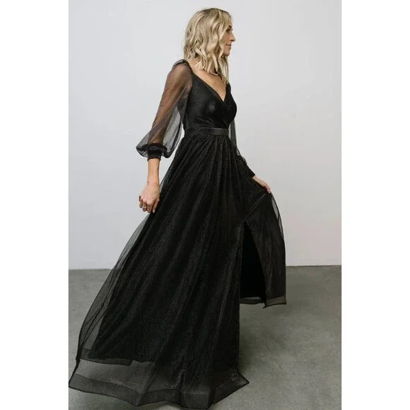 Baltic Born Black Maxi Dress - Picture 2 of 16